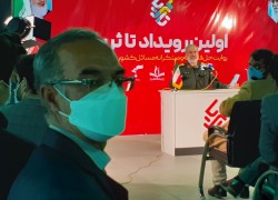 حضور ابراهیم خانی مدیر موسسه گوهر شناسی البرز در رویداد ثریا و دیدار با سردار سلامی